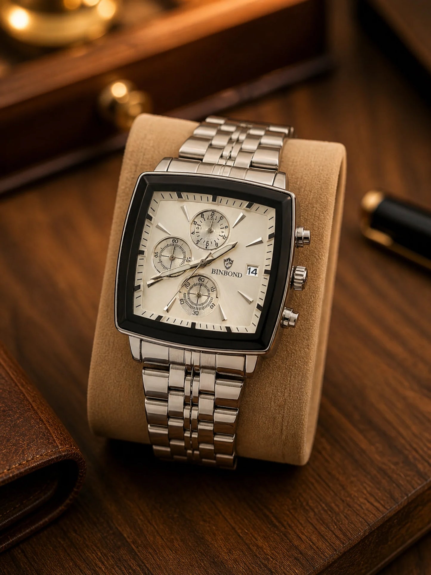 Luxury Square Dial Quartz Watch