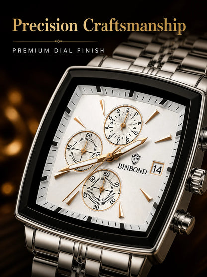 Luxury Square Dial Quartz Watch