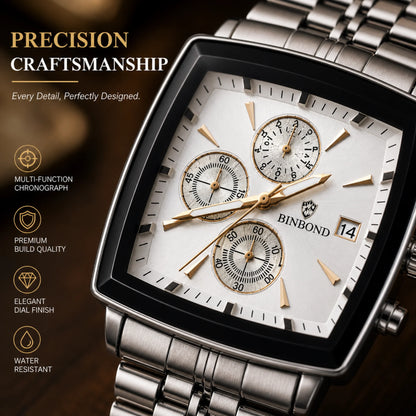 Luxury Square Dial Quartz Watch